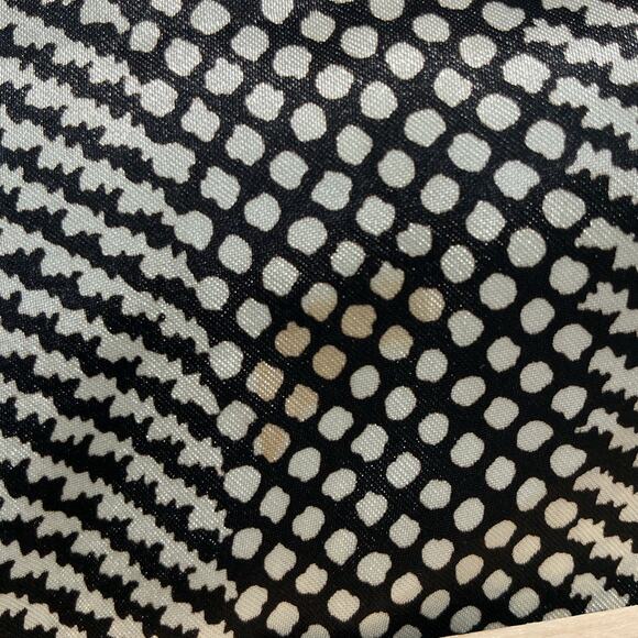 The Look Randolph Duke Vintage Long Sleeve High Collar Tie Front Blouse Women 10 - Picture 9 of 12